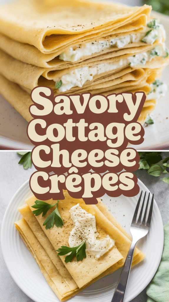 Savory Cottage Cheese Crepes