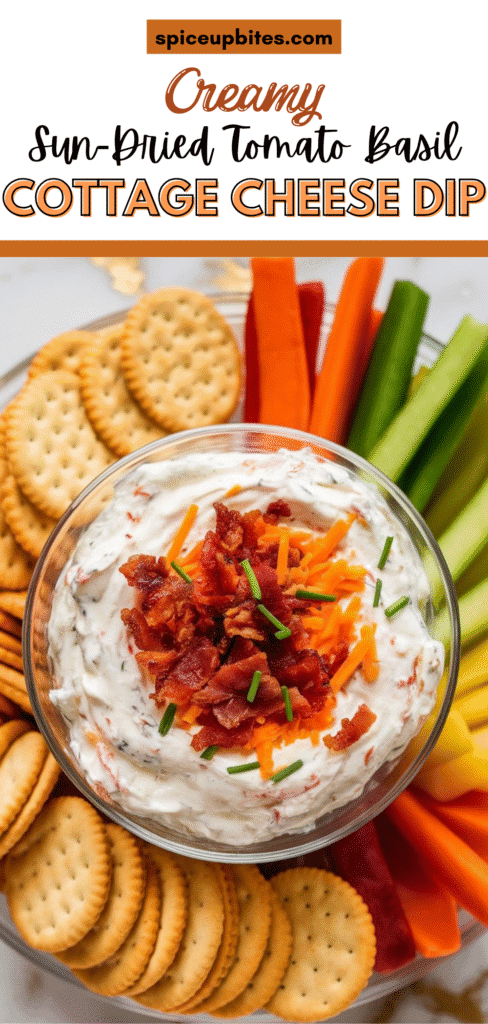 Smoky Bacon Cheddar Cottage Cheese Dip