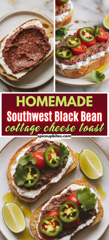 Southwest Black Bean Cottage Cheese Toast 7