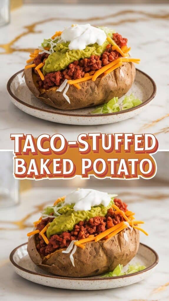 Taco-Stuffed Baked Potatoes 5