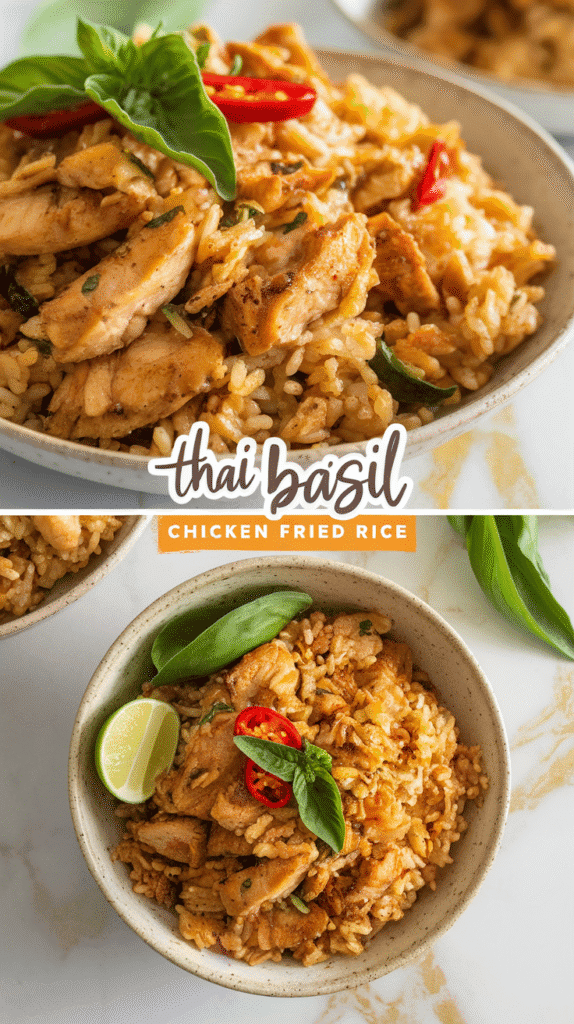 Thai Basil Chicken Fried Rice