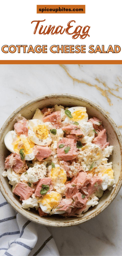 Tuna Egg Cottage Cheese Salad
