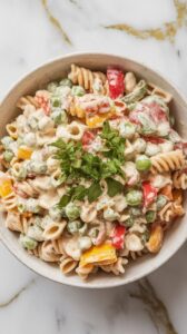 Creamy Cottage Cheese Pasta Salad