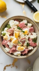 Tuna Egg Cottage Cheese Salad