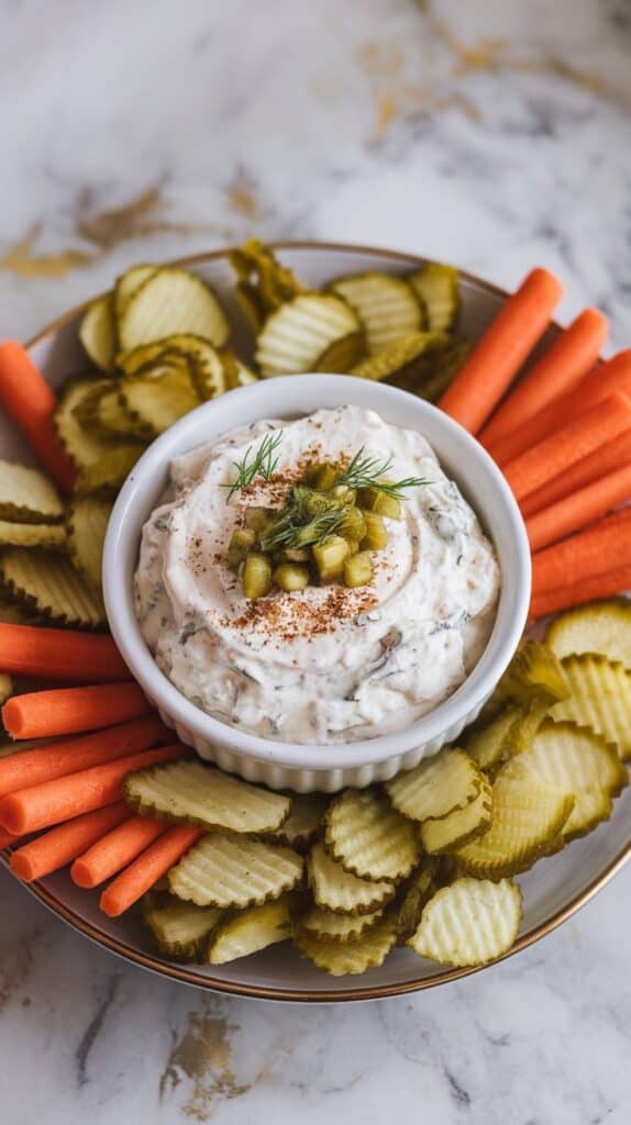 Dill-Pickle Ranch Cottage Cheese Dip