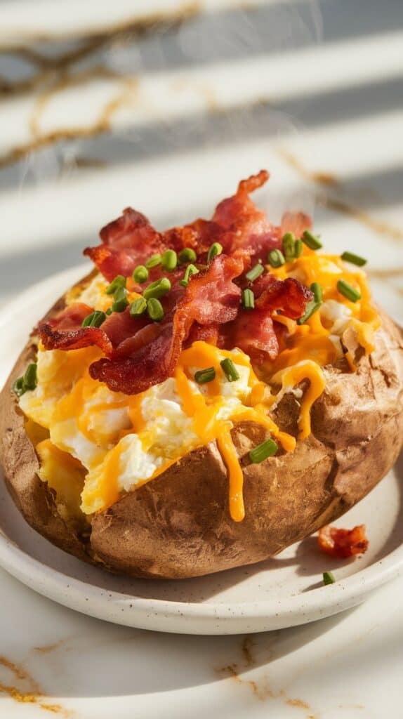 Loaded Breakfast Baked Potato