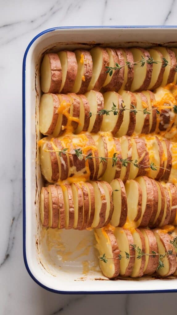 Gruyère and Thyme Scalloped Potatoes