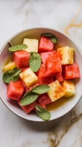Watermelon Pineapple Chili Salad