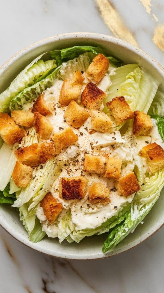 Cottage Cheese Caesar Salad