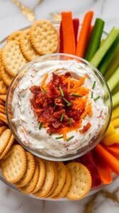 Smoky Bacon Cheddar Cottage Cheese Dip