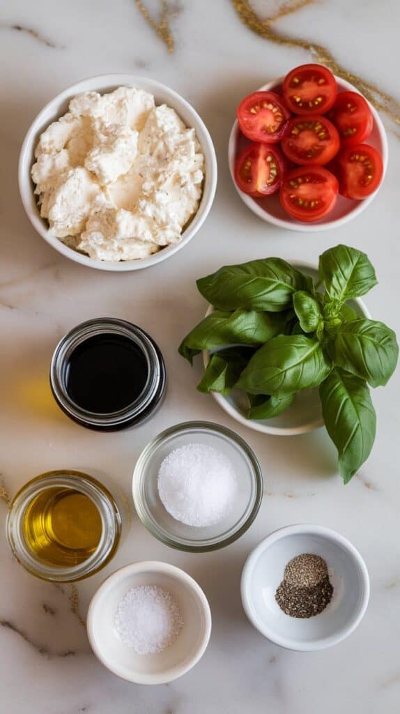Cottage Cheese Caprese Salad