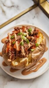 Korean BBQ Baked Potatoes