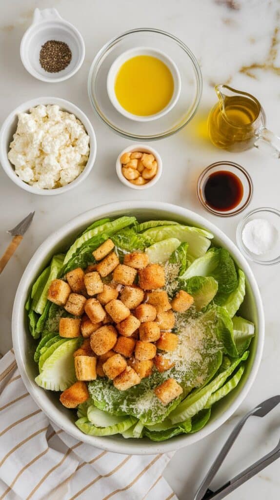 Cottage Cheese Caesar Salad