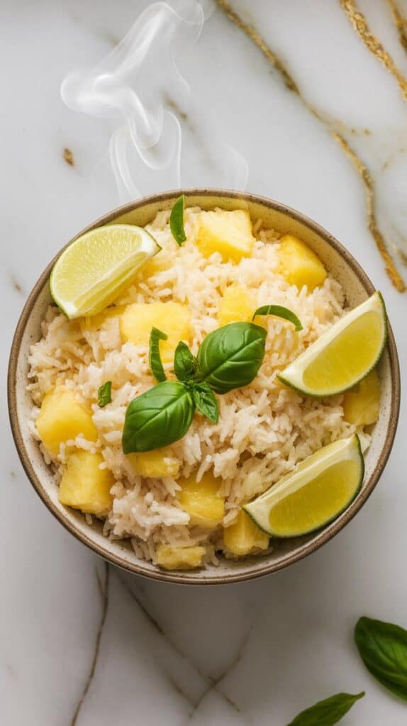 Pineapple Basil Basmati Rice