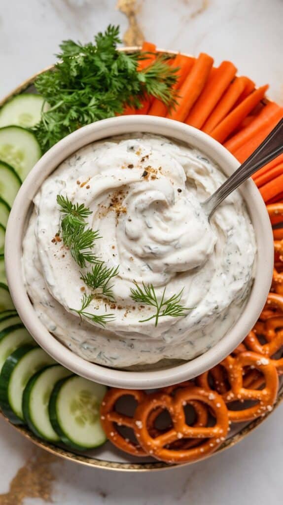 Creamy Cottage Cheese Ranch Dip