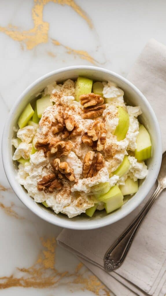 Apple Walnut Cottage Cheese Salad