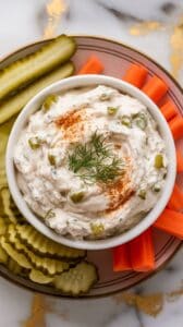 Dill-Pickle Ranch Cottage Cheese Dip