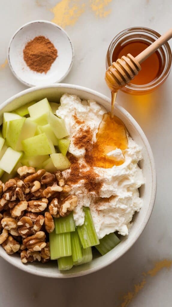 Apple Walnut Cottage Cheese Salad