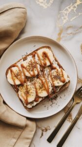 Peanut Butter Banana Cottage Cheese Toast