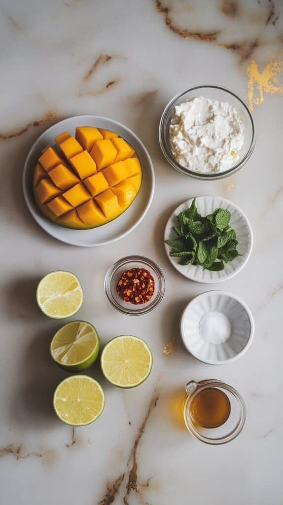 Spicy Mango & Cottage Cheese Salad