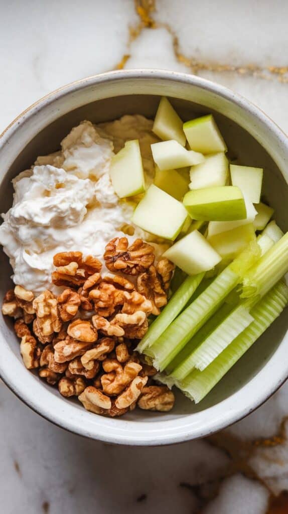 Apple Walnut Cottage Cheese Salad