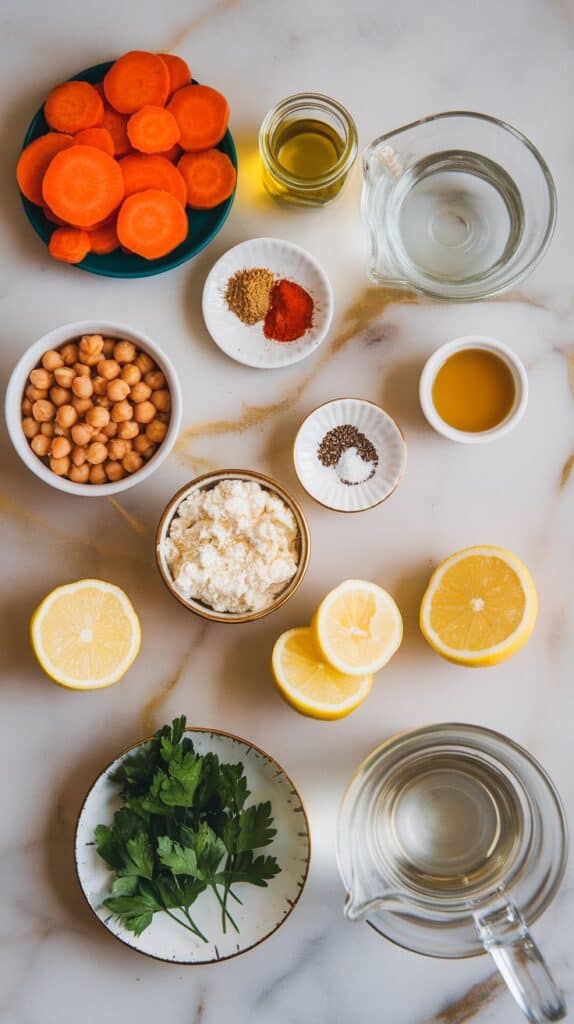 Roasted Carrot & Chickpea Cottage Cheese Salad
