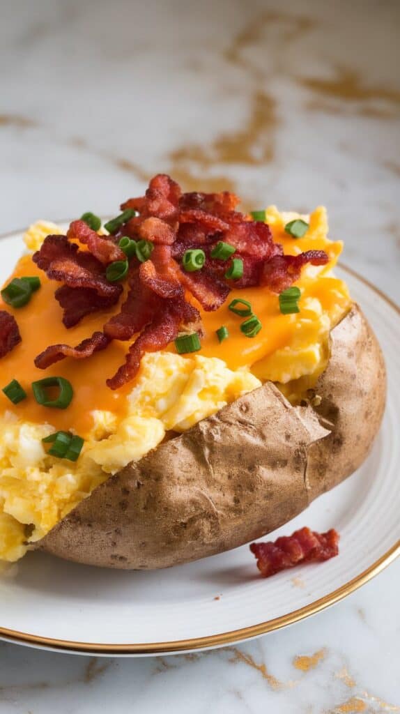 Loaded Breakfast Baked Potato