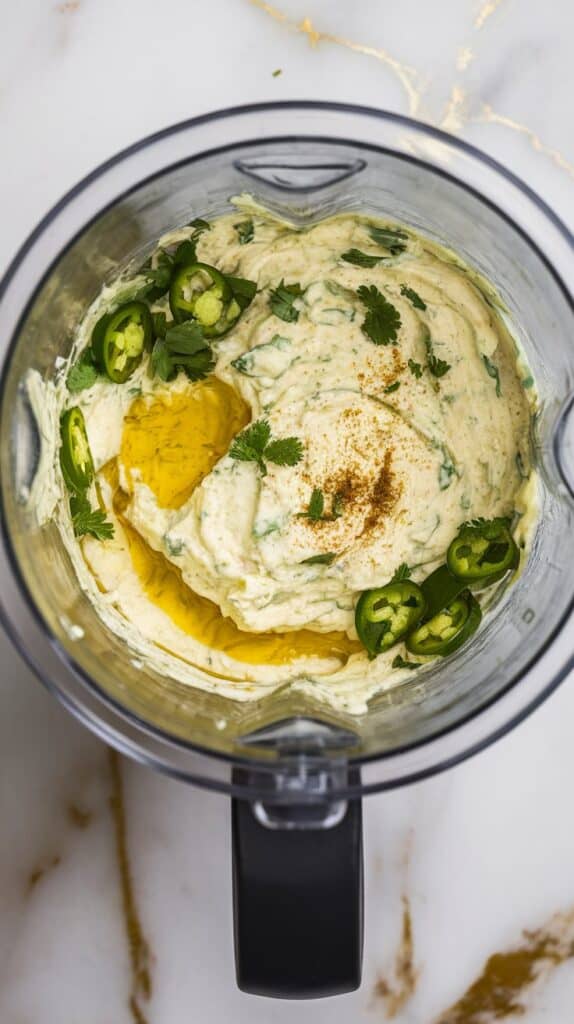 Cilantro Jalapeño Cottage Cheese Dip