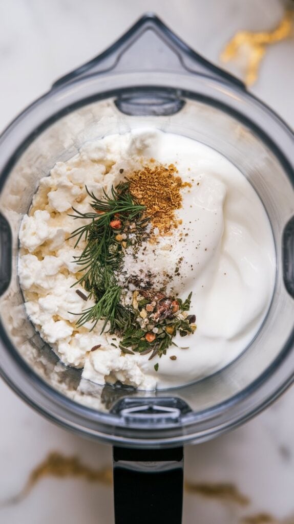 Creamy Cottage Cheese Ranch Dip
