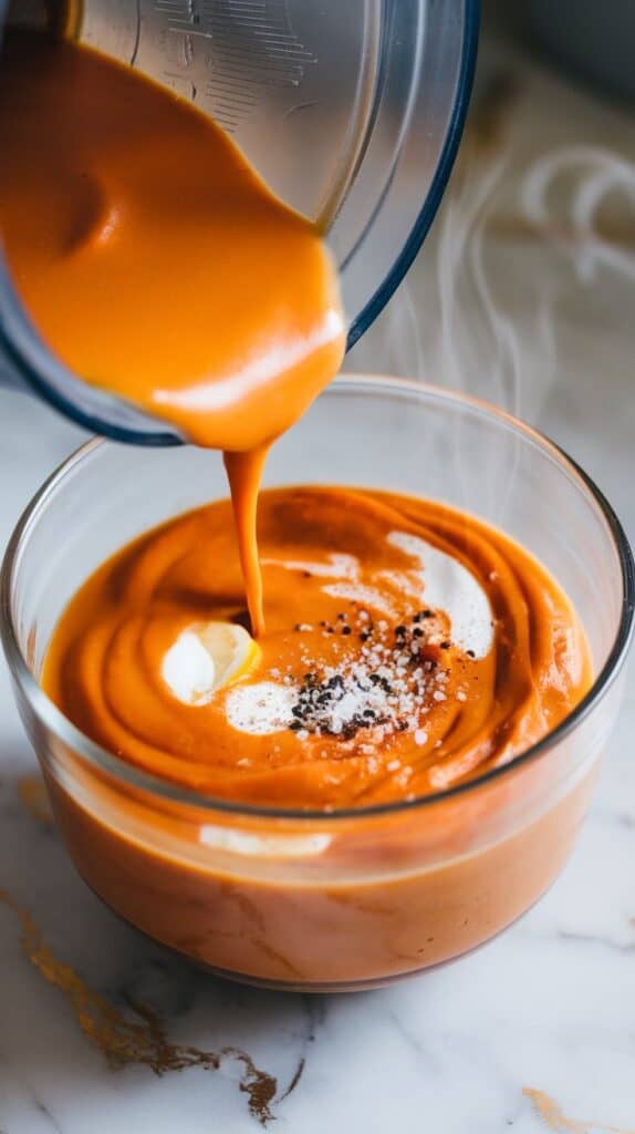 Chilled Carrot Ginger Soup