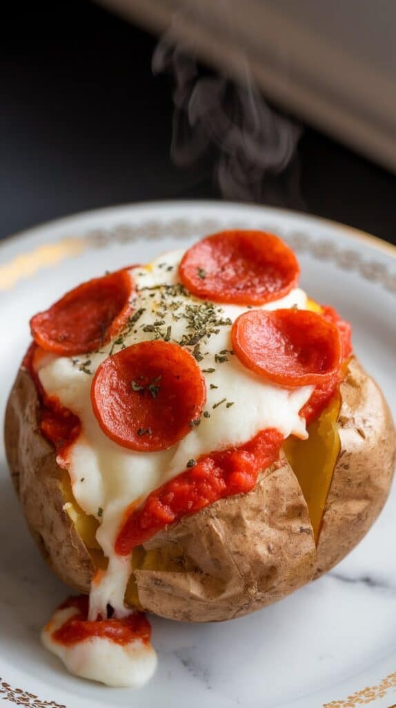 Pizza Baked Potatoes