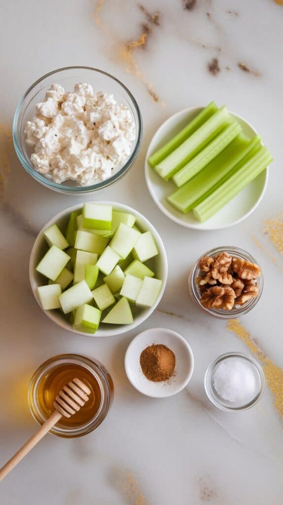 Apple Walnut Cottage Cheese Salad