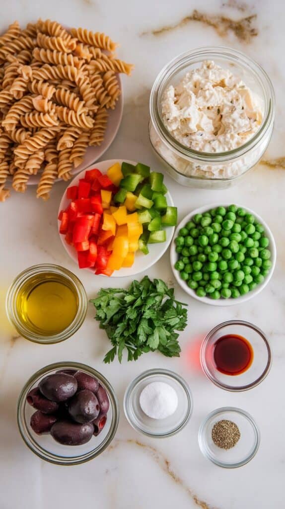 Creamy Cottage Cheese Pasta Salad