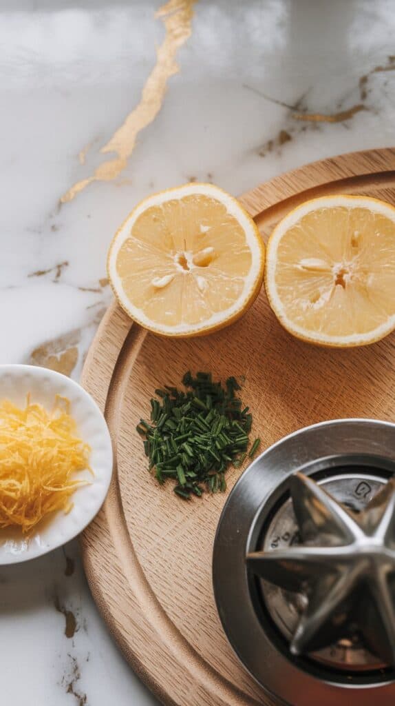 Whipped Cottage Cheese Dip with Lemon and Chives