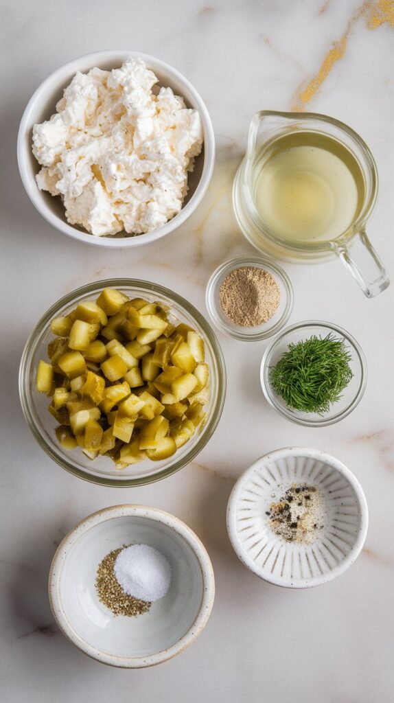 Dill-Pickle Ranch Cottage Cheese Dip