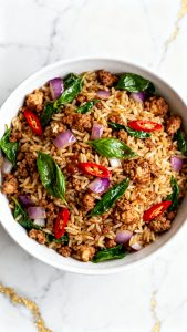 Thai Spicy Basil Fried Rice