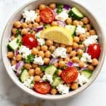 Cottage Cheese and Chickpea Salad