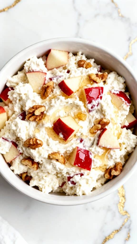 Apple Walnut Cottage Cheese Salad