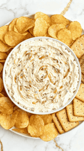 Caramelized Onion Cottage Cheese Dip