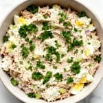 Tuna Egg Cottage Cheese Salad