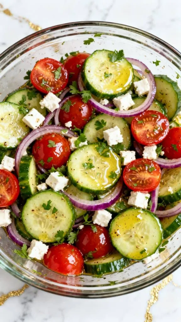 Cucumber Tomato Salad