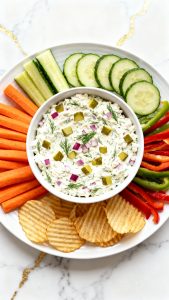 Dill-Pickle Ranch Cottage Cheese Dip