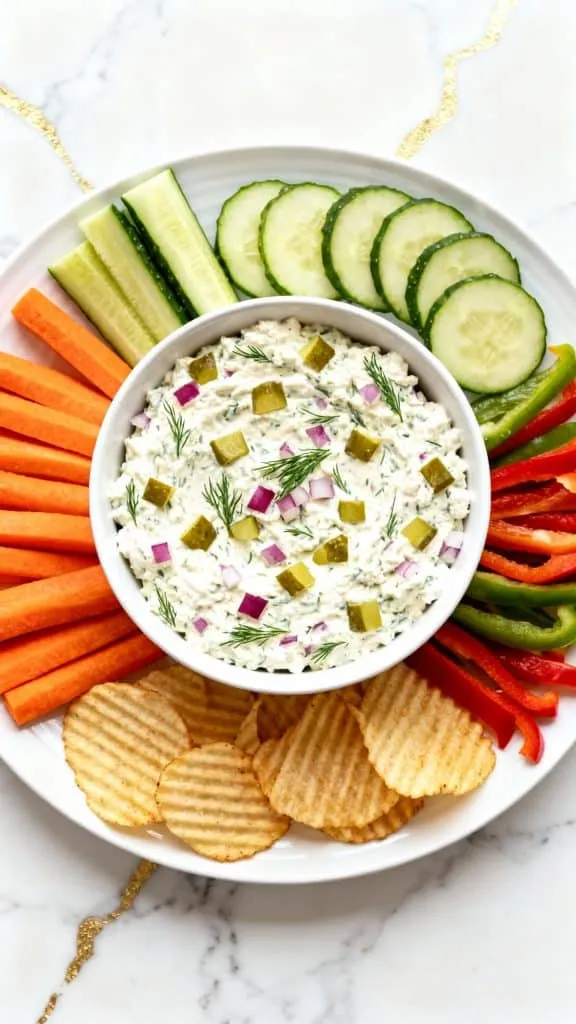Dill-Pickle Ranch Cottage Cheese Dip