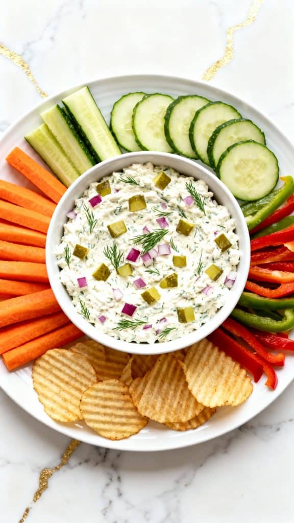 Dill-Pickle Ranch Cottage Cheese Dip