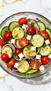 Cucumber Tomato Salad