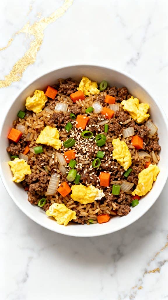 Bulgogi Ground Beef Fried Rice