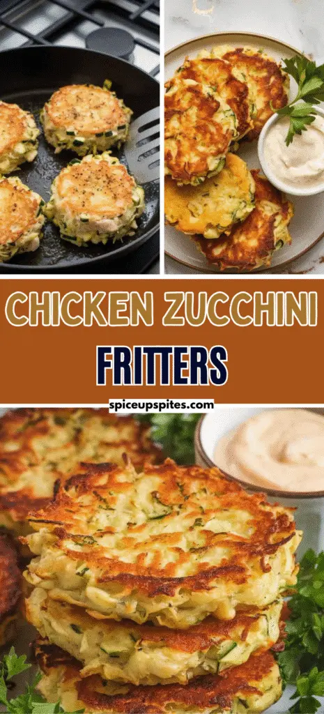 Chicken Zucchini Fritters