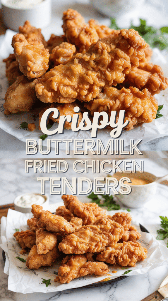 Crispy Buttermilk Fried Chicken Tenders