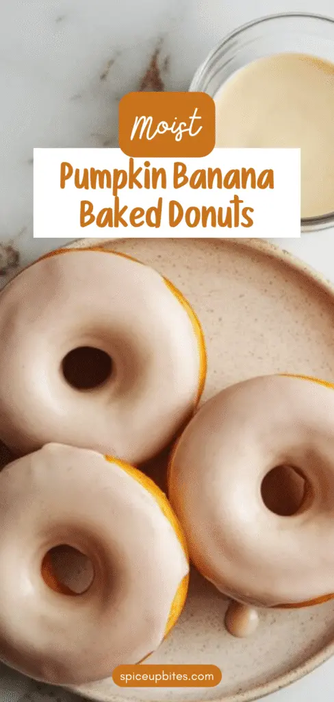Pumpkin Banana Baked Donuts