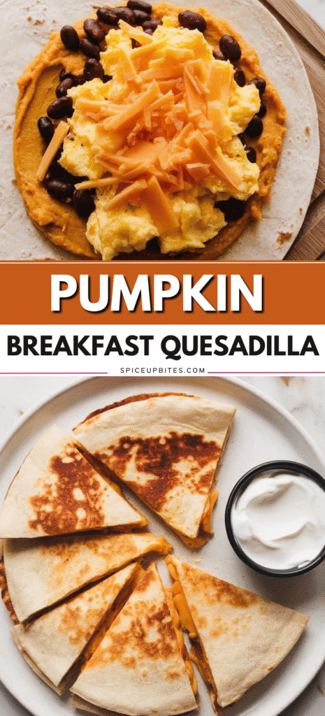 Pumpkin Breakfast Quesadilla